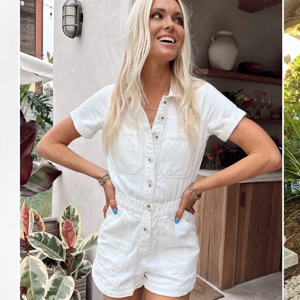 Show Me Your MuMu Cannon White Romper